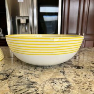 KATE SPADE FOR LENOX WITH A TWIST YELLOW & WHITE SERVING BOWL
CHARLOTTE STREET